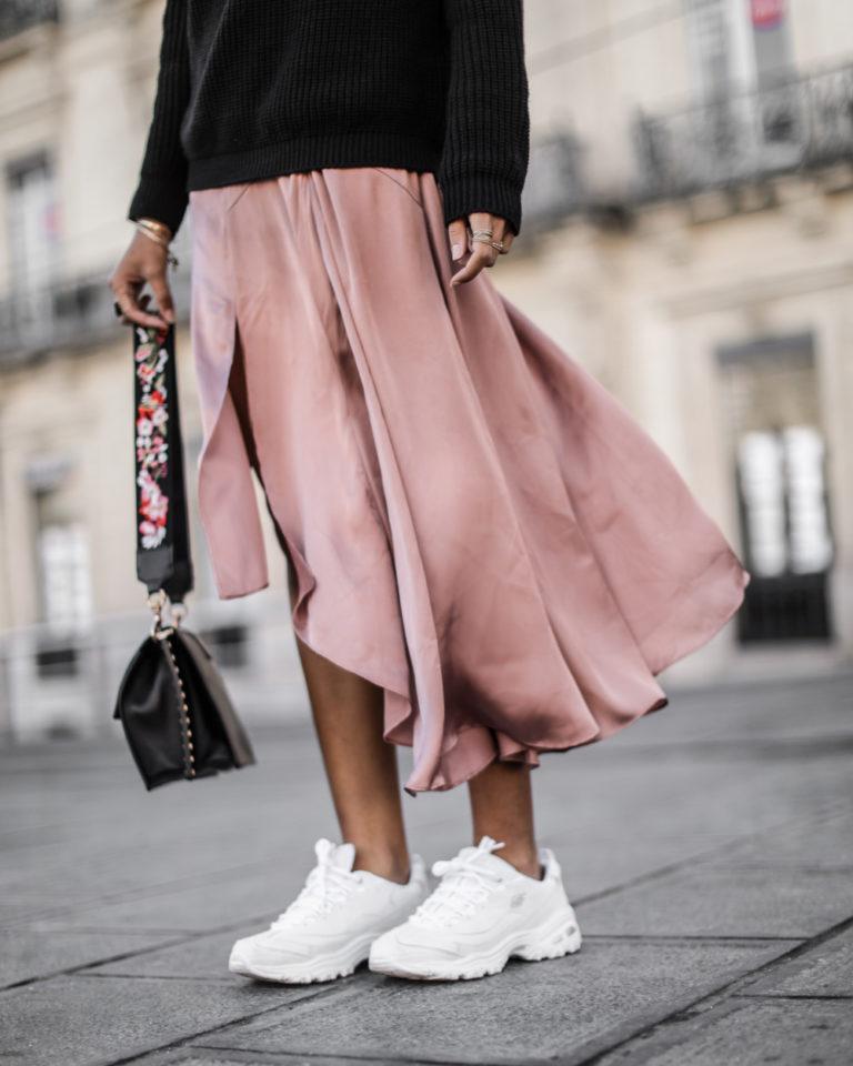style robe avec basket