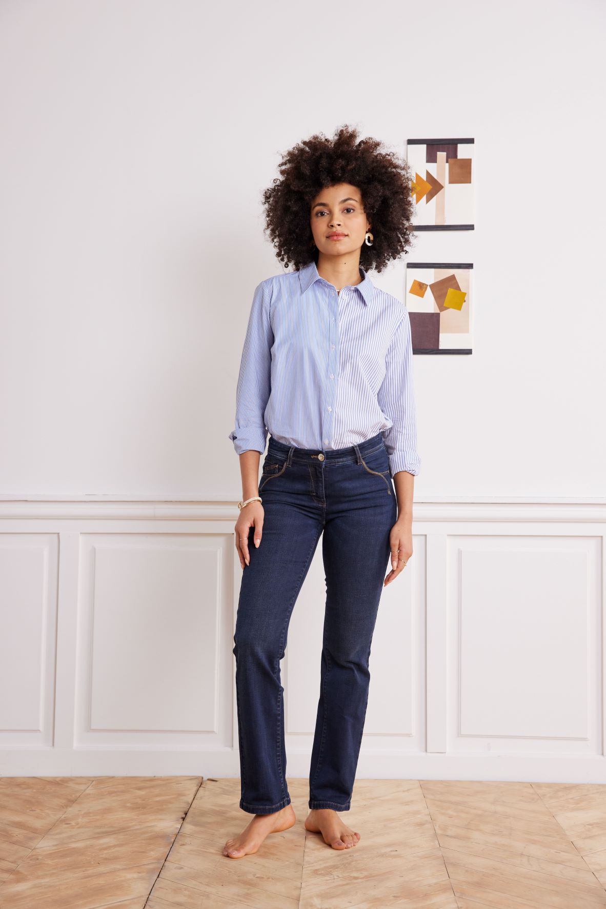 Shopping le jean taille haute un intemporel decline dans diverses coupes Gazellemag