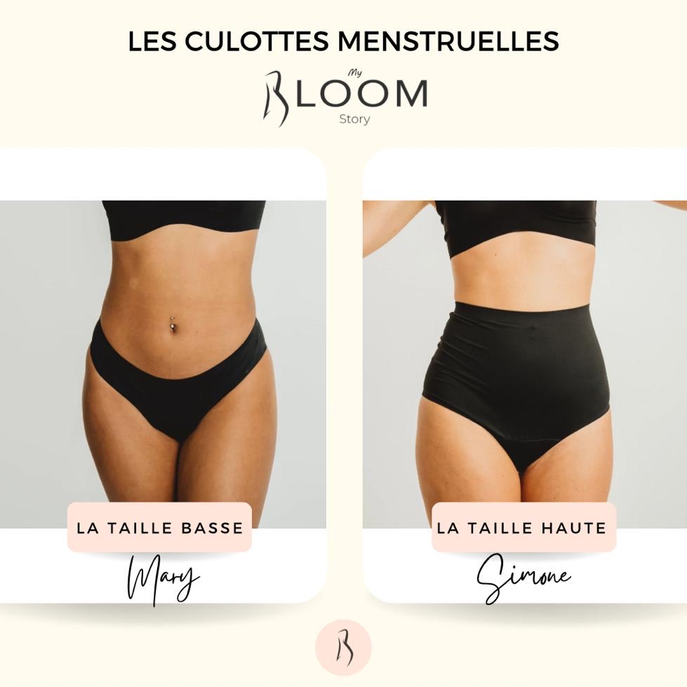 La culotte de règles taille haute flux abondants - Simone